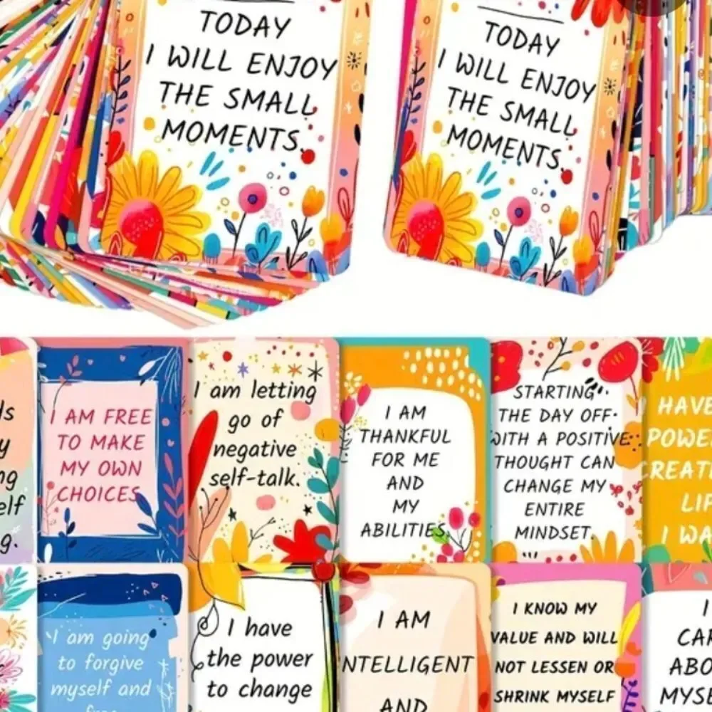 50 Motivational Inspirational Affirmation Cards